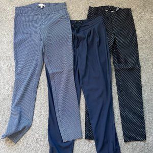 SOLD! 3 Pairs of work Slacks Sizes 4, 6, & M